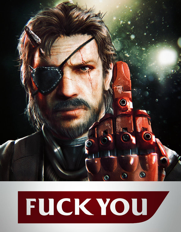 Fuck you! , , Metal Gear Solid 5, Solid Snake, , Ryan Tien