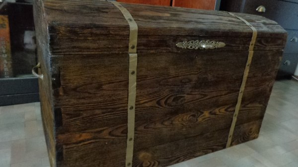 Antique stylized chest - Box, My, Longpost, Tree