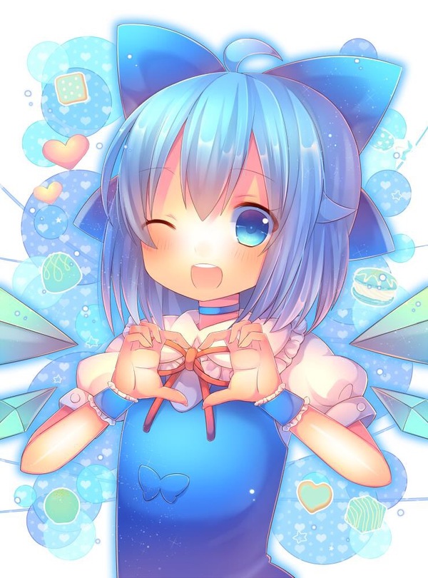 Loli - Touhou, Аниме, Anime Art, Cirno, Loli