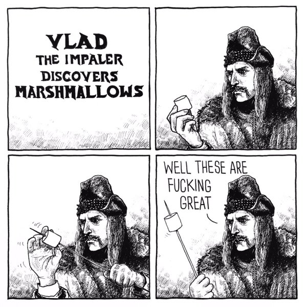 Discovery of Vlad Tepes - Comics, Jake likes onions, Vlad the Impaler, Opening