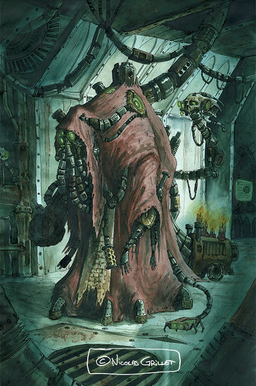    Nicolas Grillet.  Old Warhammer  . Warhammer 40k, Old Warhammer, Nicolas Grillet, Adeptus Mechanicus, , 