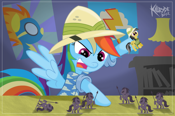 Daring Do Strikes! My Little Pony, Ponyart, Rainbow Dash, Daring Do