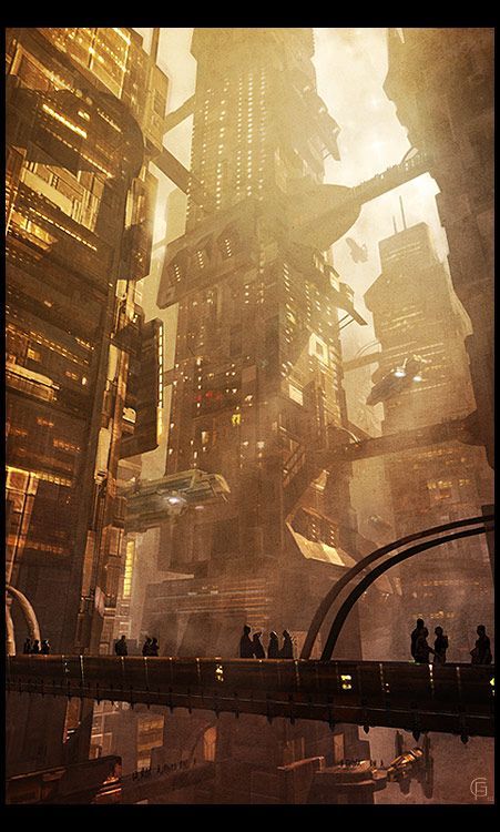 Cyberpunk Cities - Cyberpunk, Town, Longpost