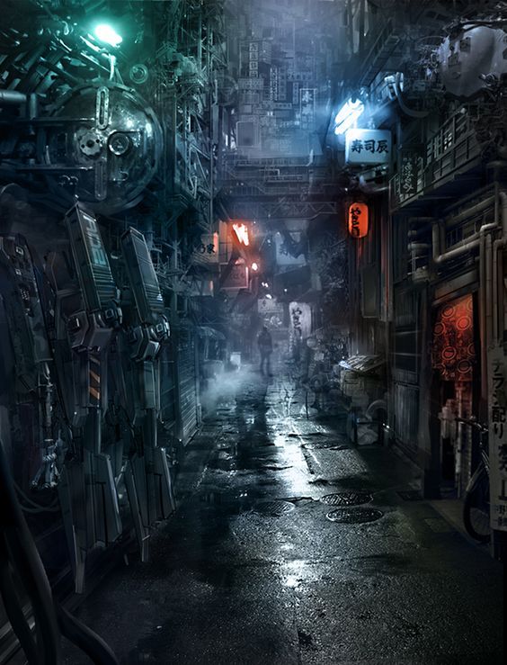 Cyberpunk Cities - Cyberpunk, Town, Longpost