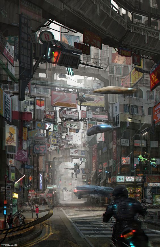 Cyberpunk Cities - Cyberpunk, Town, Longpost