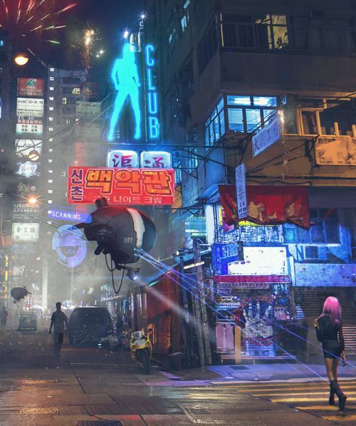 Cyberpunk Cities - Cyberpunk, Town, Longpost