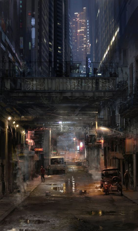 Cyberpunk Cities - Cyberpunk, Town, Longpost