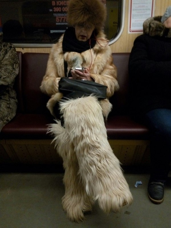 Another dude in the subway :) - Fashion, Style, Metro, Yeti