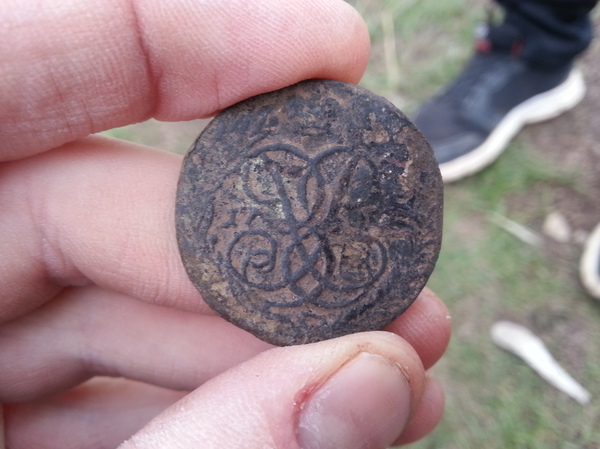 2 kopecks of Elizaveta Petrovna is a good find with the help of a metal detector. - My, Bashkortostan, Instrument search