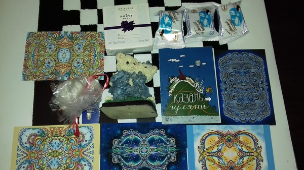 Gift exchange! From Kazan to Vladivostok! - Gift exchange, Kazan, Vladivostok, Pleasant, Mandala, Presents, Longpost