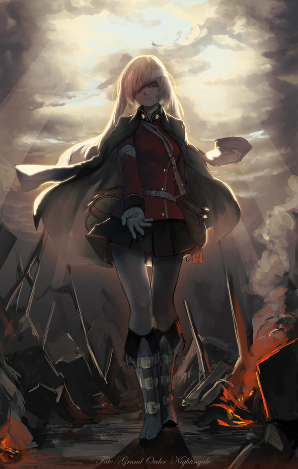 Angel in Hell - Anime, Anime art, Fate, Fate grand order, Florence nightingale, Berserker, 