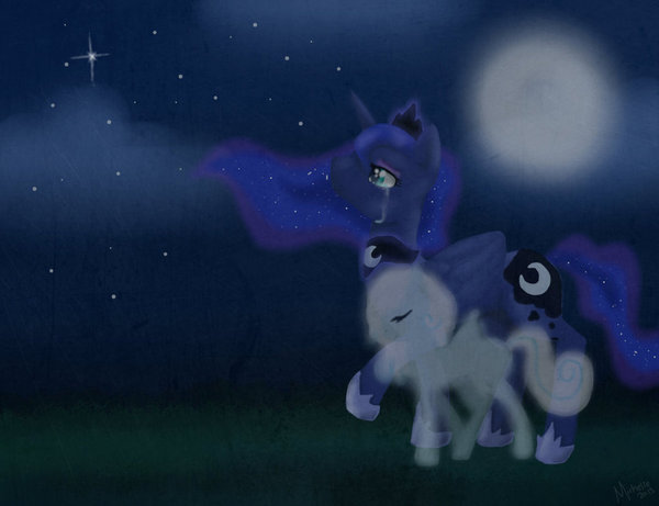 Звёзды - My Little Pony, Princess Luna, Snowdrop, PonyArt