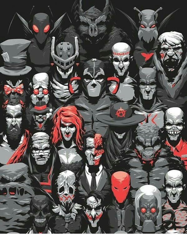Villains of the DC comics universe - The photo, Dc comics, Batman, Joker, Villains, Batman, Batman v superman