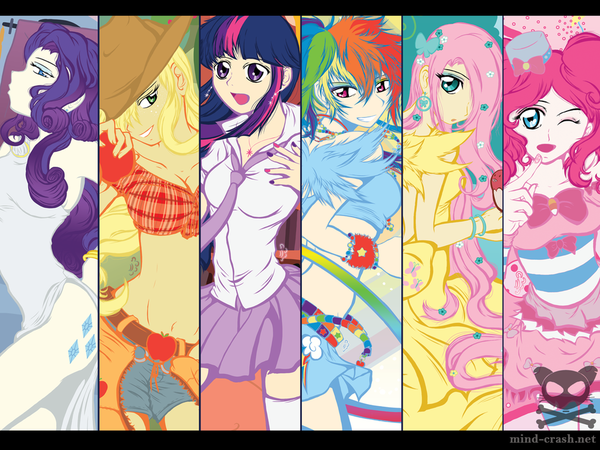 Mane 6 My Little Pony, Mane 6, , MLP Edge, 