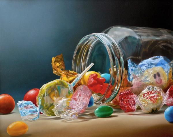 Tjalf Sparnaay - photorealistic still lifes - Drawing, Painting, Still life, , Photorealism, Longpost