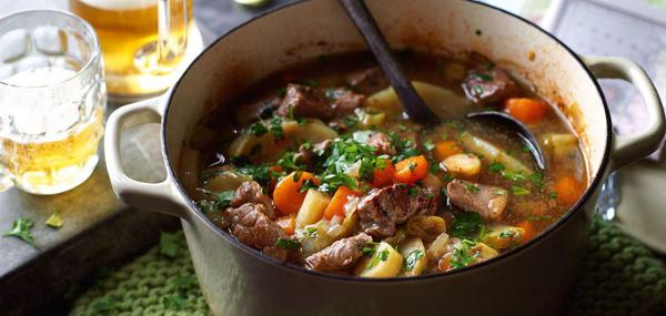 Eintopf beef. - Beef, Meat, Soup, Potato, Recipe, Carrot, Onion, Caraway