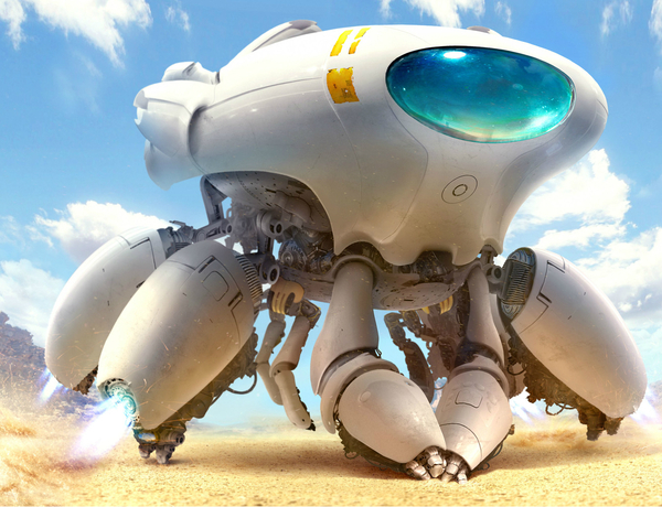 Crabdron. - Drone, Crab, Robot, Technologies, Digital, Art