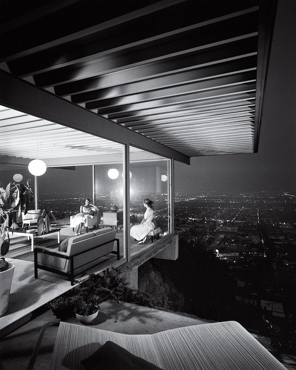 Case Study House #22, Los Angeles, 1960. - The photo, USA, Past, 20th century, View, Los Angeles