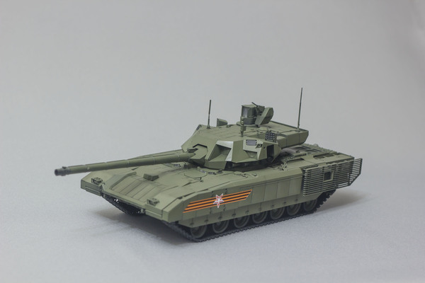 My Armata (T-14) - Longpost, Armata, Stand modeling, Modeling, Tanks, My