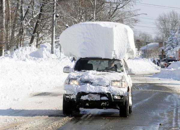 Snow on the roof - Road accident, Auto, Snow, Court