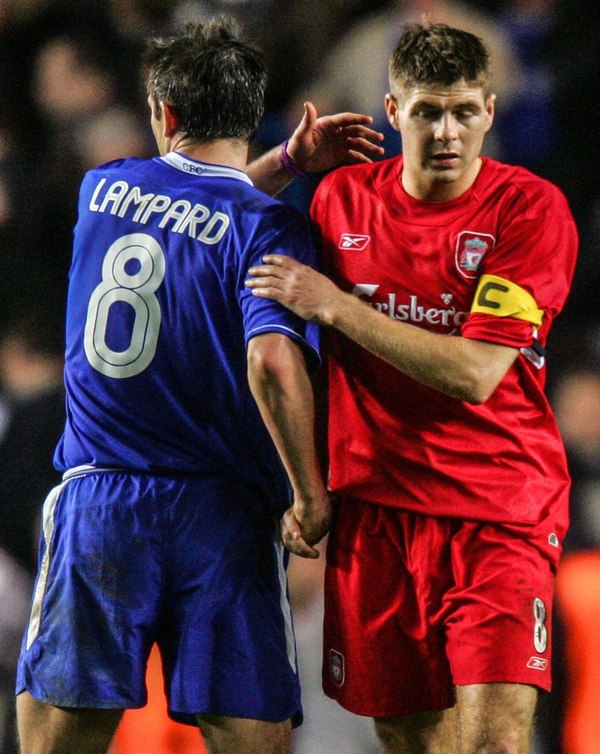 Legends number 8 - Football, Steven Gerrard, Frank Lampard, Chelsea, Liverpool