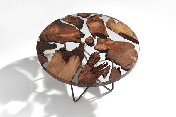 Mesmerizing table made from 50,000 year old Kauri wood - Table, beauty, Longpost