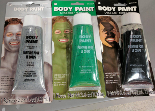 Politically correct body paint - Paints, Body paint, Political Correctness, Black