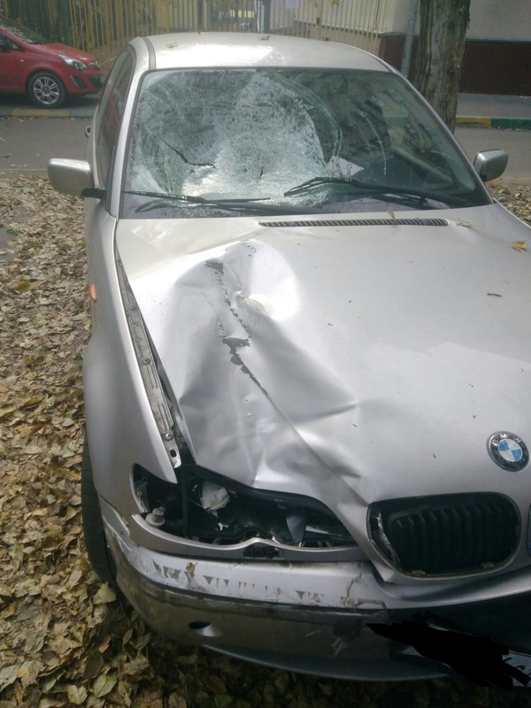 how i hit a man - My, Road accident, Auto, Longpost