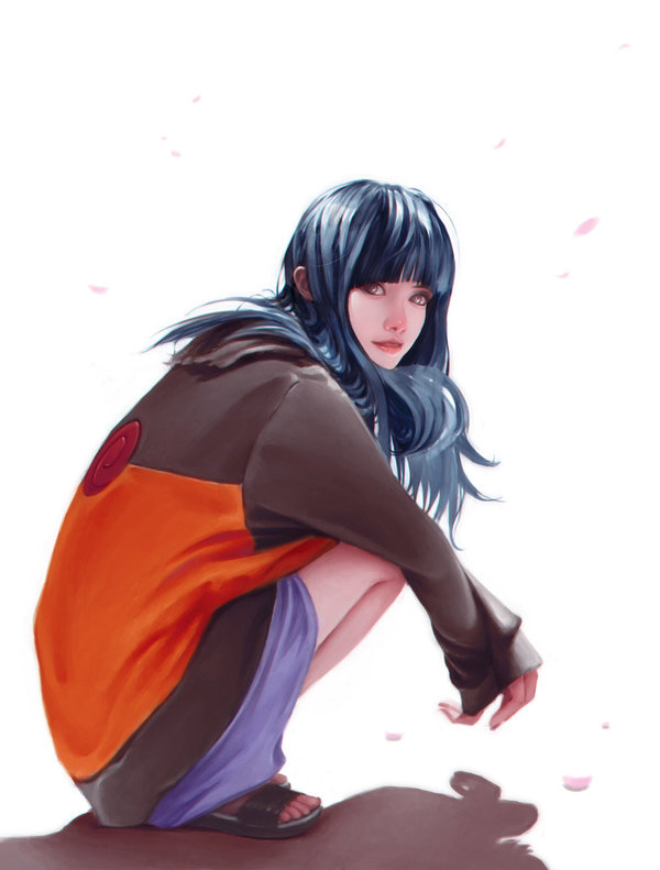 By Jey Rain - Аниме, Anime Art, Картинки, Hinata Hyuga, Наруто