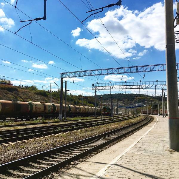 Road to the south: Tonnelnaya station - My, The photo, Russian Railways, Railway, Travels, Russia, Краснодарский Край, 