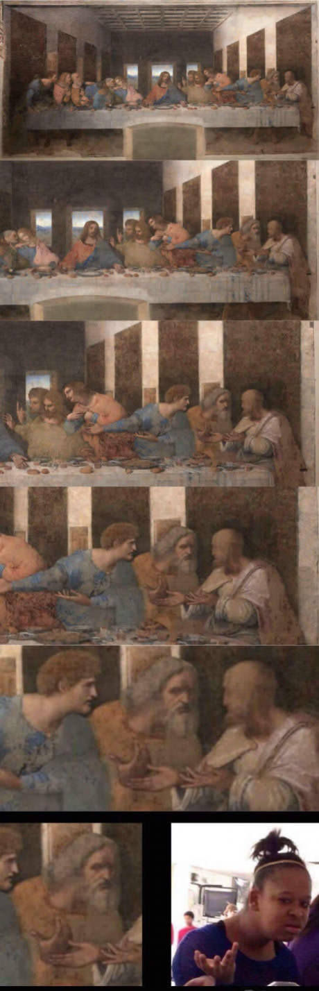 Oh that Leonardo - Humor, Images, 9GAG, Painting, The last supper, Leonardo da Vinci