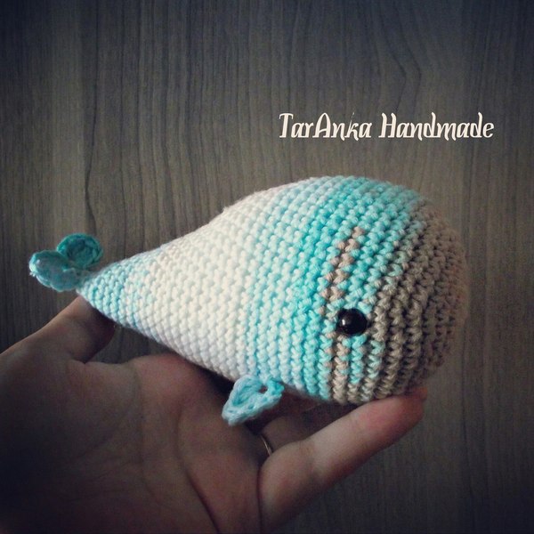 little whale - My, Knitting, Crochet, Knitted toys, Amigurumi, Whale, Hobby
