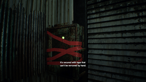 impenetrable barrier - Resident evil, Games, Screenshot, Insulating tape