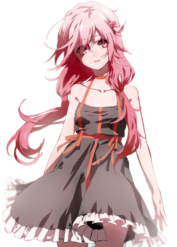 Inori Yuzriha - Anime Art, Guilty Crown, Inori Yuzuriha, Длиннопост