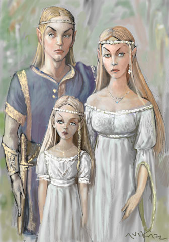 elf family - Elves, Quendy