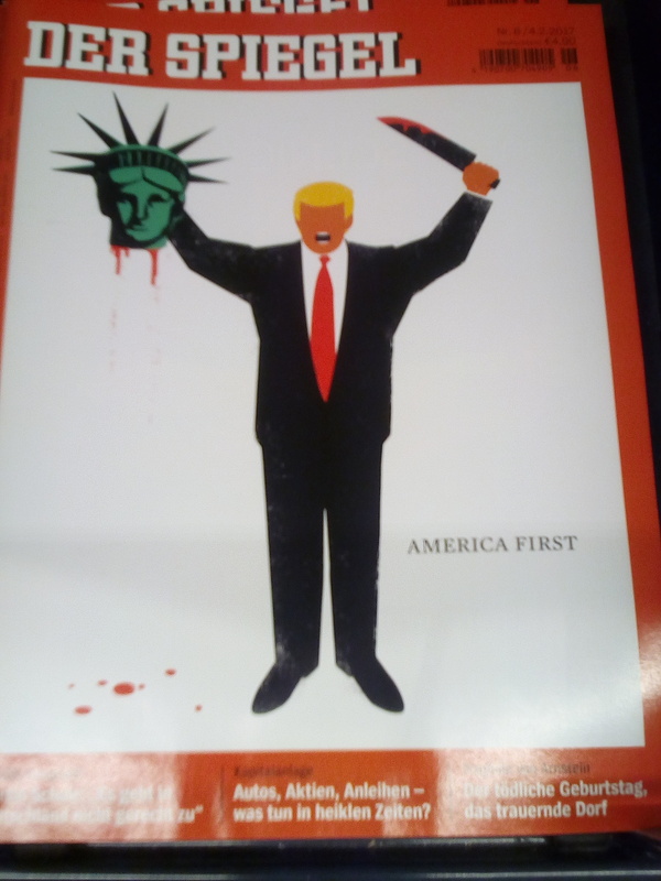 Germany just loves Trump - My, Germany, Cover, Magazine, Donald Trump