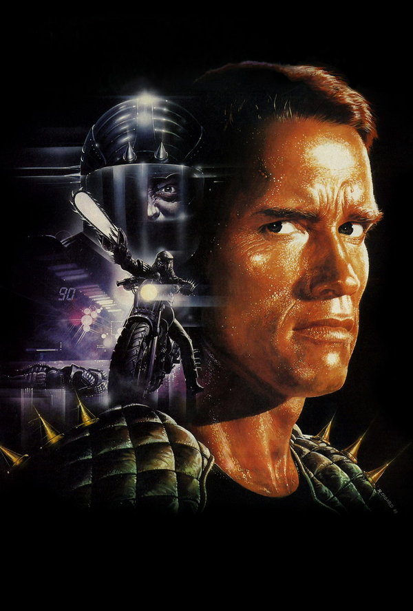 The Running Man (1987) - poster - , Poster, Longpost