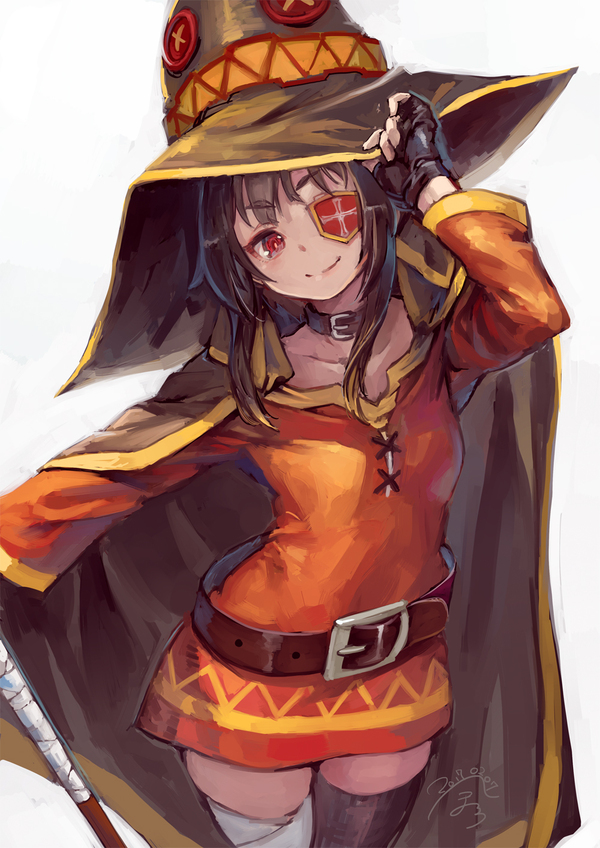 Megumin - Anime Art, Аниме, Konosuba, Megumin, Suzuno