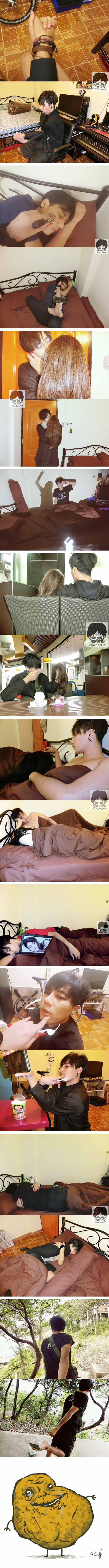 Как делать романтические фото, если ты одинок.