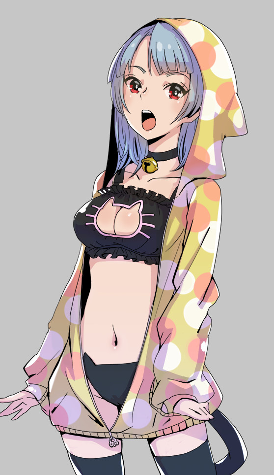 Cat Keyhole Bra <3 - NSFW, Anime, Anime art, Cat keyhole bra, Pantsu, Etty