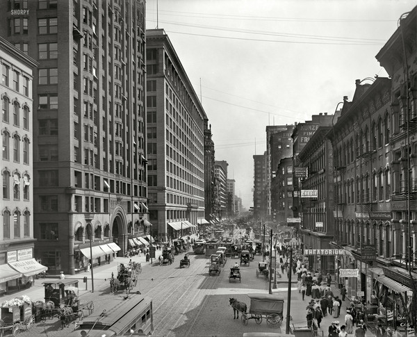 Chicago one hundred and ten years ago - Chicago, USA, The photo, Story, Interesting, 1907, Retro, Horses