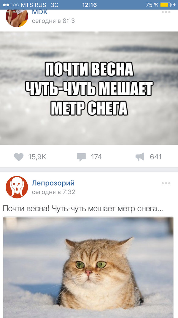 And so every day, the same jokes one after another .. - In contact with, Оригинально