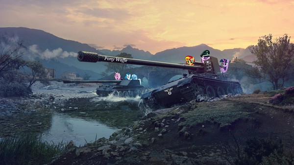 Pony Waffe - My Little Pony, MLP Military, Кроссовер, World of Tanks