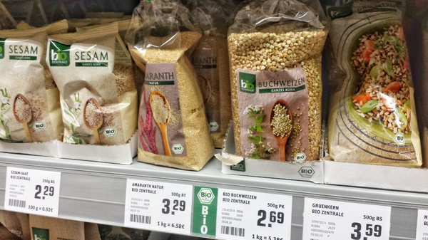 Non-Russian buckwheat - My, Food, Germany, Buckwheat, Rewe, Score, Their morals