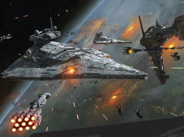 Star Wars Tech: Rebel Fleet. - My, Star Wars, Fantasy, Fleet, Science fiction, Longpost