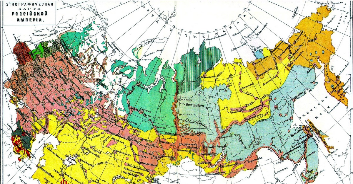 Этническая карта русских