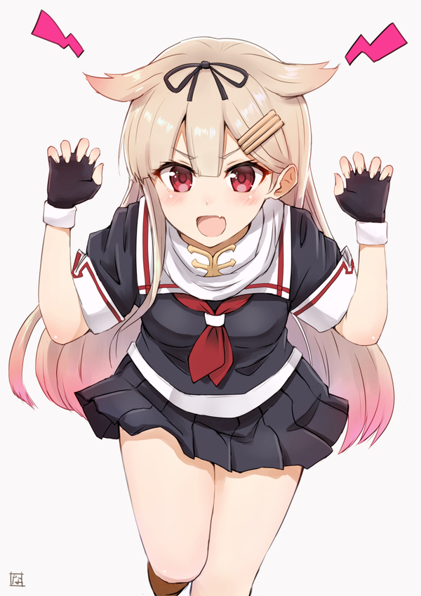 Yuudachi , Anime Art, Kantai Collection, Yuudachi
