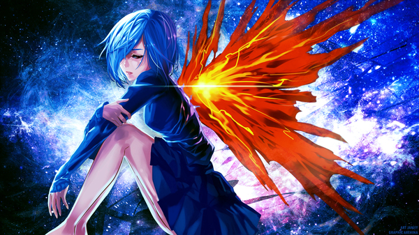 Touka Kirishima - Kirishima Touka, Tokyo Ghoul, Anime Art, Аниме