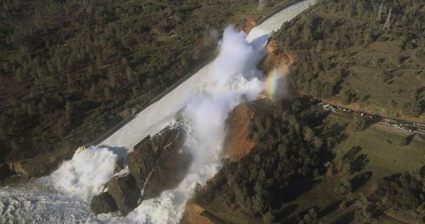 In the United States urgently evacuate people due to the destruction of the largest dam in the country - USA, news, Dam, Destruction