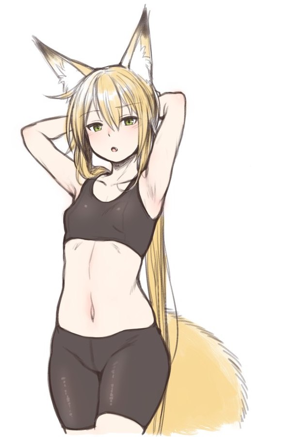 Chanterelle <3 - Anime, Anime art, Monster girl, Chan, Kitsune